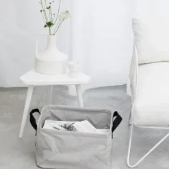 Brabantia wasmand vouwbaar, grijs< Wasmanden