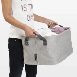Brabantia wasmand vouwbaar, grijs< Wasmanden