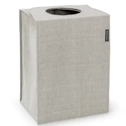 Brabantia waszak stof rechthoekig 55 liter, Lichtgrijs< Wasmanden