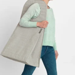 Brabantia waszak stof rechthoekig 55 liter, Lichtgrijs< Wasmanden