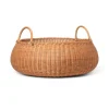 Ferm Living Braided mand laag, Natural< Opbergmanden