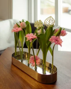 KLONG Brass leaves decoratie 2-pack, Wood< Decoratieve Accessoires