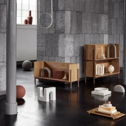 Kristina Dam Studio Brick decoratie, ceramic< Decoratieve Accessoires