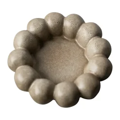 DBKD Bright kaarsenhouder Ø17 cm, Beige< Kaarsenhouders & Kaarsenborden