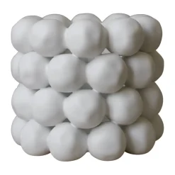 DBKD Bright kaarsenhouder Ø17 cm, White< Kaarsenhouders & Kaarsenborden