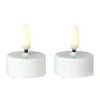Scandi Essentials Bright waxinelichtjes led Ø3,8 cm 2-pack, White< Led-Kaarsen