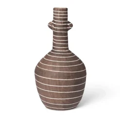 Ferm Living Brura vaas 32 cm, Coffee-white< Vazen