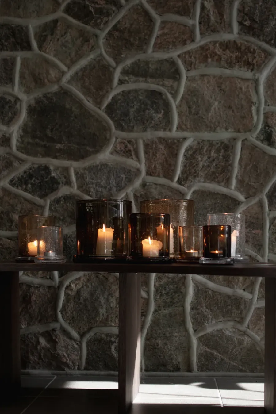 DBKD Bubble kaarsenhouder Ø14 cm, Rust< Kaarsenhouders & Kaarsenborden