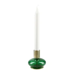Holmegaard Bubble kandelaar 8 cm, Groen< Kandelaars