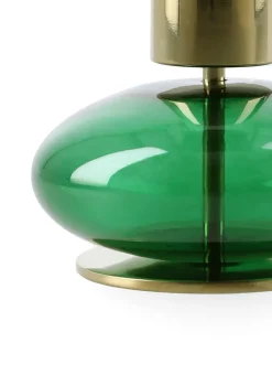 Holmegaard Bubble kandelaar 8 cm, Groen< Kandelaars
