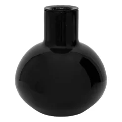 URBAN NATURE CULTURE Bubble kandelaar S 12 cm, Black< Kandelaars