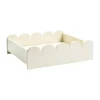 TÔNN furniture Bump dienblad 35x41 cm, Off-white< Decoratieve Accessoires|Decoratieve Dienbladen