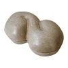 DBKD Bun kom met deksel 11x18 cm, Beige< Kerstdecoraties|Decoratieve Schalen