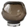 DBKD Bunch mini waxinelichtjeshouder op voet Ø12 cm, Brown< Kaarsenhouders & Kaarsenborden
