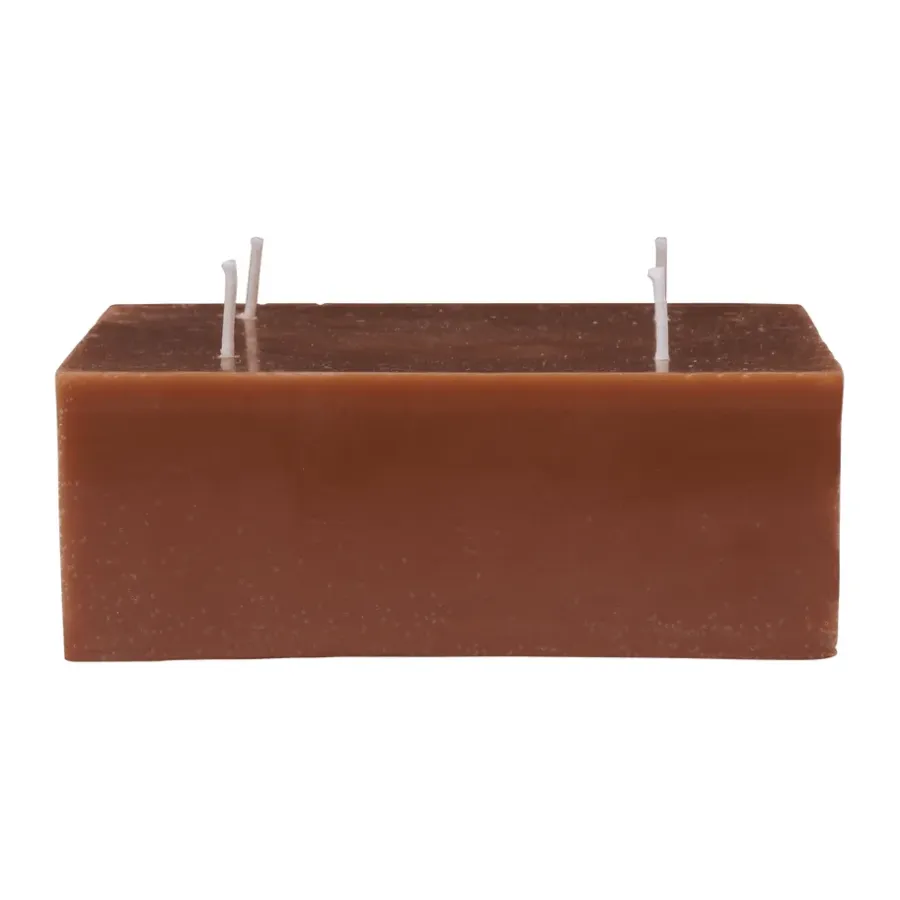 Ferm Living Burren blockkaars large, Bronze< Kaarsen
