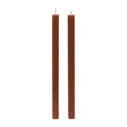 Ferm Living Burren dinerkaarsen 2-pack, Bronze< Kaarsen