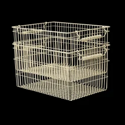 Ferm Living Cala stapelbare mand 2-pack, Cashmere< Opbergmanden