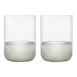 Blomus Calma waxinelichtjeshouder Ø7 cm 2-pack, Light grey< Kaarsenhouders & Kaarsenborden