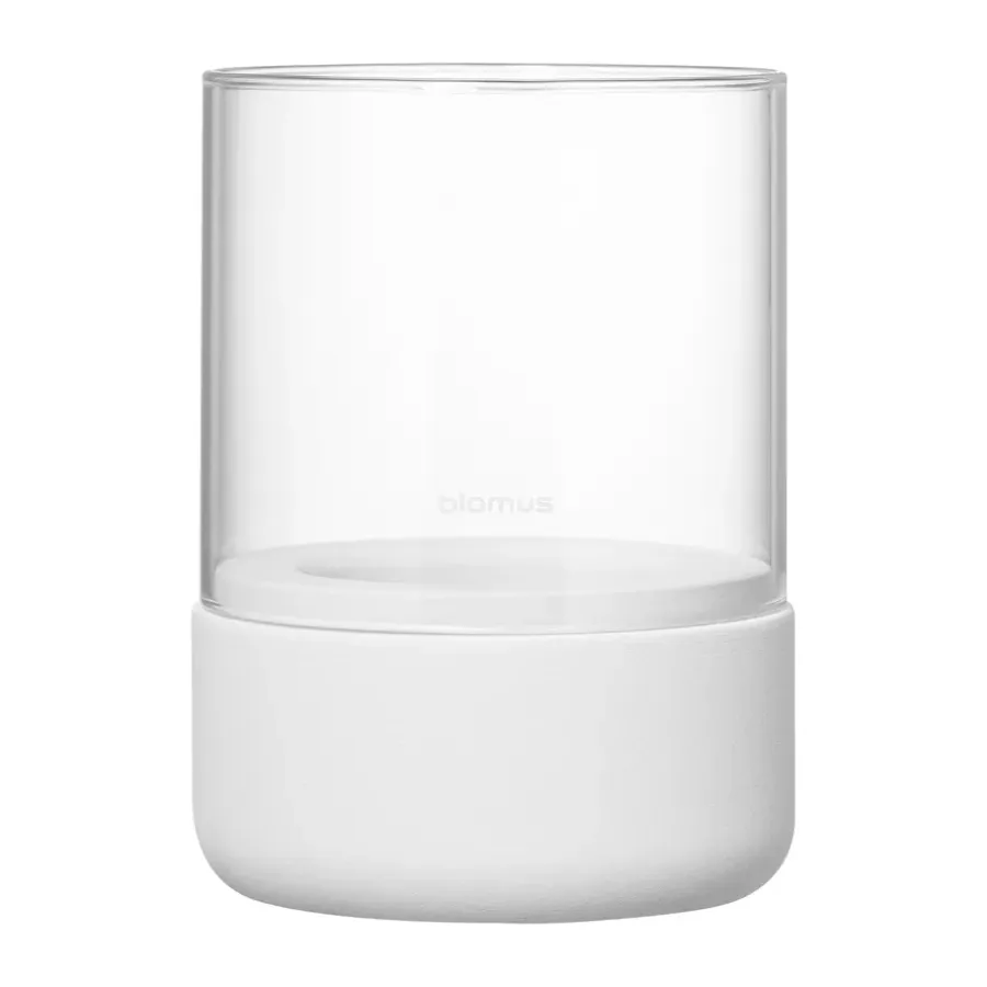 Blomus Calma waxinelichtjeshouder Ø10 cm, Lily white< Kaarsenhouders & Kaarsenborden