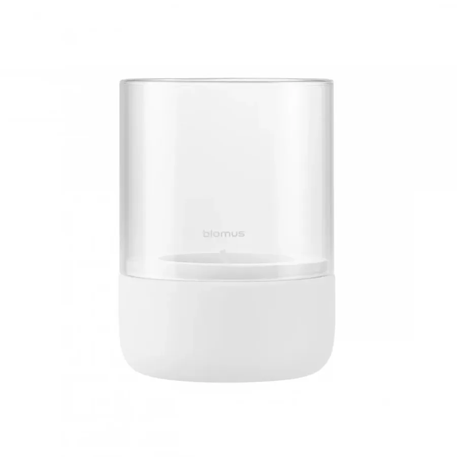 Blomus Calma waxinelichtjeshouder Ø10 cm, Lily white< Kaarsenhouders & Kaarsenborden