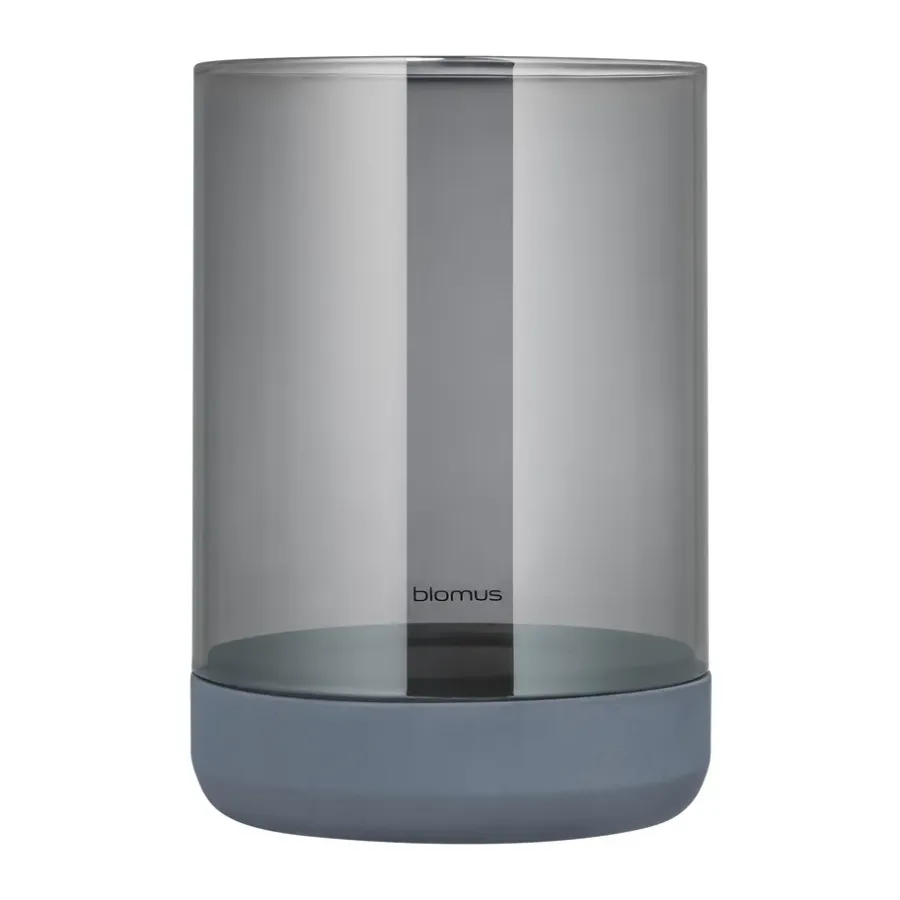 Blomus Calma windlicht Ø15 cm, Gray-smoke< Kaarsenhouders & Kaarsenborden