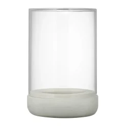 Blomus Calma windlicht Ø15 cm, Light grey< Kaarsenhouders & Kaarsenborden