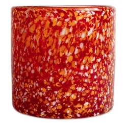 Byon Calore waxinelichtjeshouder M Ø15 cm, Red-orange< Kaarsenhouders & Kaarsenborden