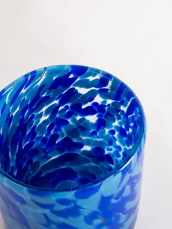 Byon Calore waxinelichtjeshouder XS Ø10 cm, Multi blauw< Kaarsenhouders & Kaarsenborden
