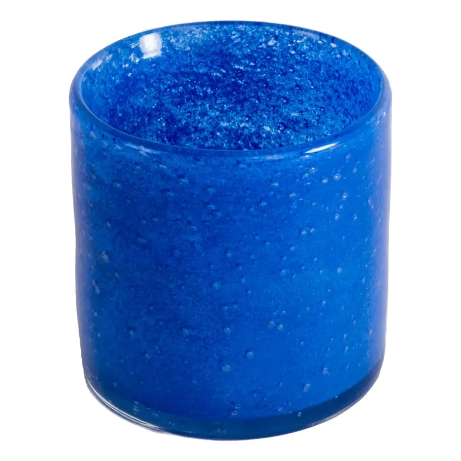 Byon Calore waxinelichtjeshouder XS Ø10 cm, Blauw< Kaarsenhouders & Kaarsenborden