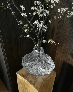 Hein Studio Canyon Large vaas 23 cm, Clear< Vazen