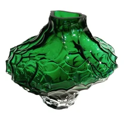 Hein Studio Canyon Large vaas 23 cm, Green< Vazen