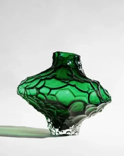 Hein Studio Canyon Large vaas 23 cm, Green< Vazen