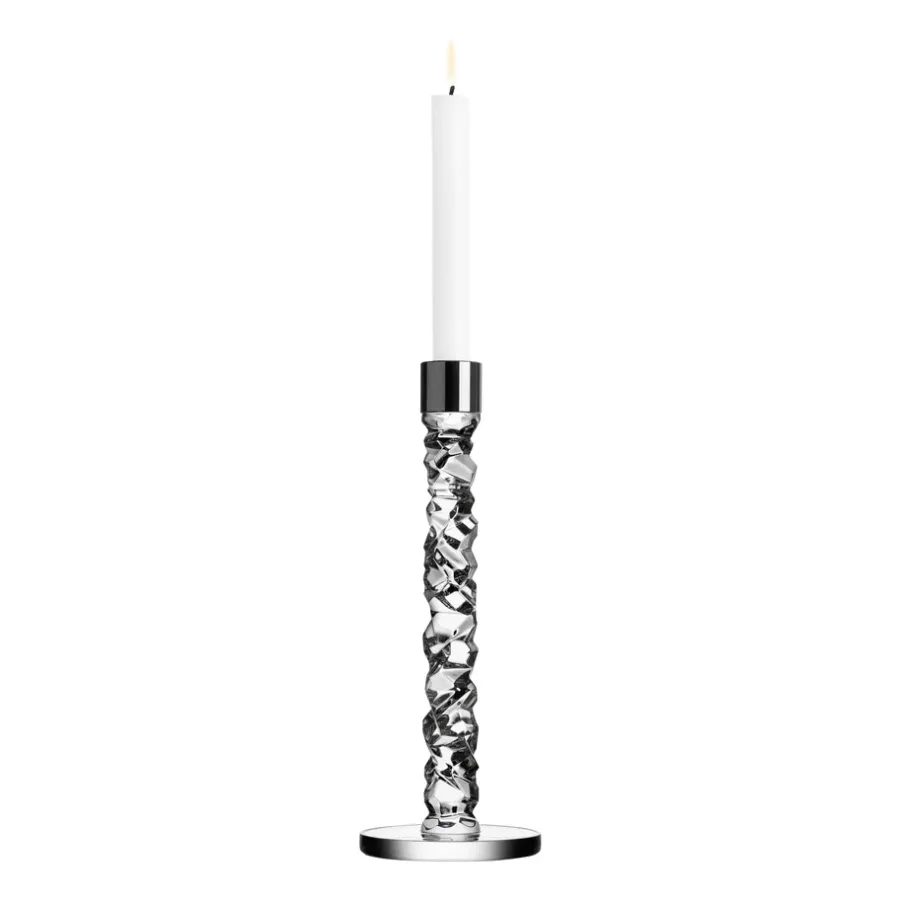Orrefors Carat kaarsenstandaard, large< Kandelaars