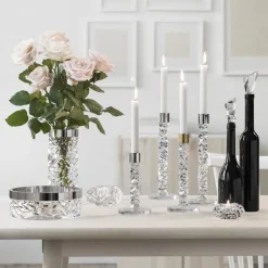 Orrefors Carat kaarsenstandaard, large< Kandelaars