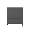 Montana Carry ladekast, anthracite 04, zwartgelakte poten< Ladekasten & Ladeblokken
