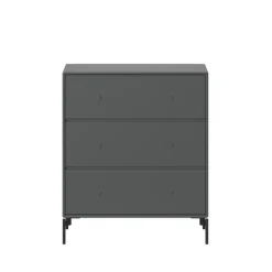 Montana Carry ladekast, anthracite 04, zwartgelakte poten< Ladekasten & Ladeblokken