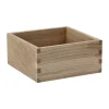 Scandi Living Carve opbergdoos 15 cm, Eikenhout< Dozen & Boxen