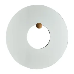 AYTM Castellum wandspiegel Ø80 cm, Clear-oiled oak< Ronde Spiegels|Wandspiegels