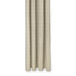 Ferm Living Chambray douchegordijn, Geruit< Douchegordijnen