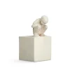Kähler Character beeld met boodschap, The curious one< Sculpturen & Porseleinen Beelden