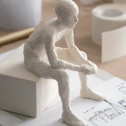 Kähler Character beeld met boodschap, The reflective one< Sculpturen & Porseleinen Beelden