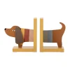 Bloomingville Charlie boekensteun 2-delig, Geel< Kinderkamer Interieuraccessoires|Kinderkamer Interieuraccessoires
