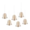 Broste Copenhagen Chime bel kerstornament, Off white< Kerstdecoraties