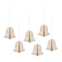 Broste Copenhagen Chime bel kerstornament, Off white< Kerstdecoraties