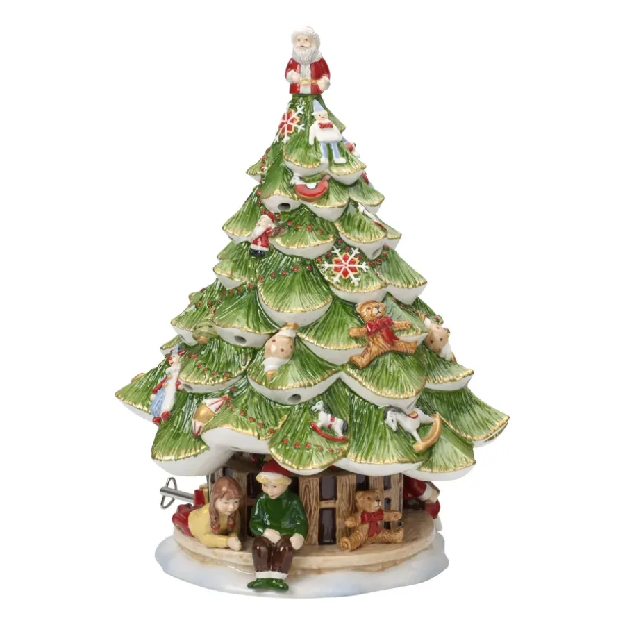 Villeroy & Boch Christmas Toys Memory muziekdoos spar, Groen< Kerstdecoraties
