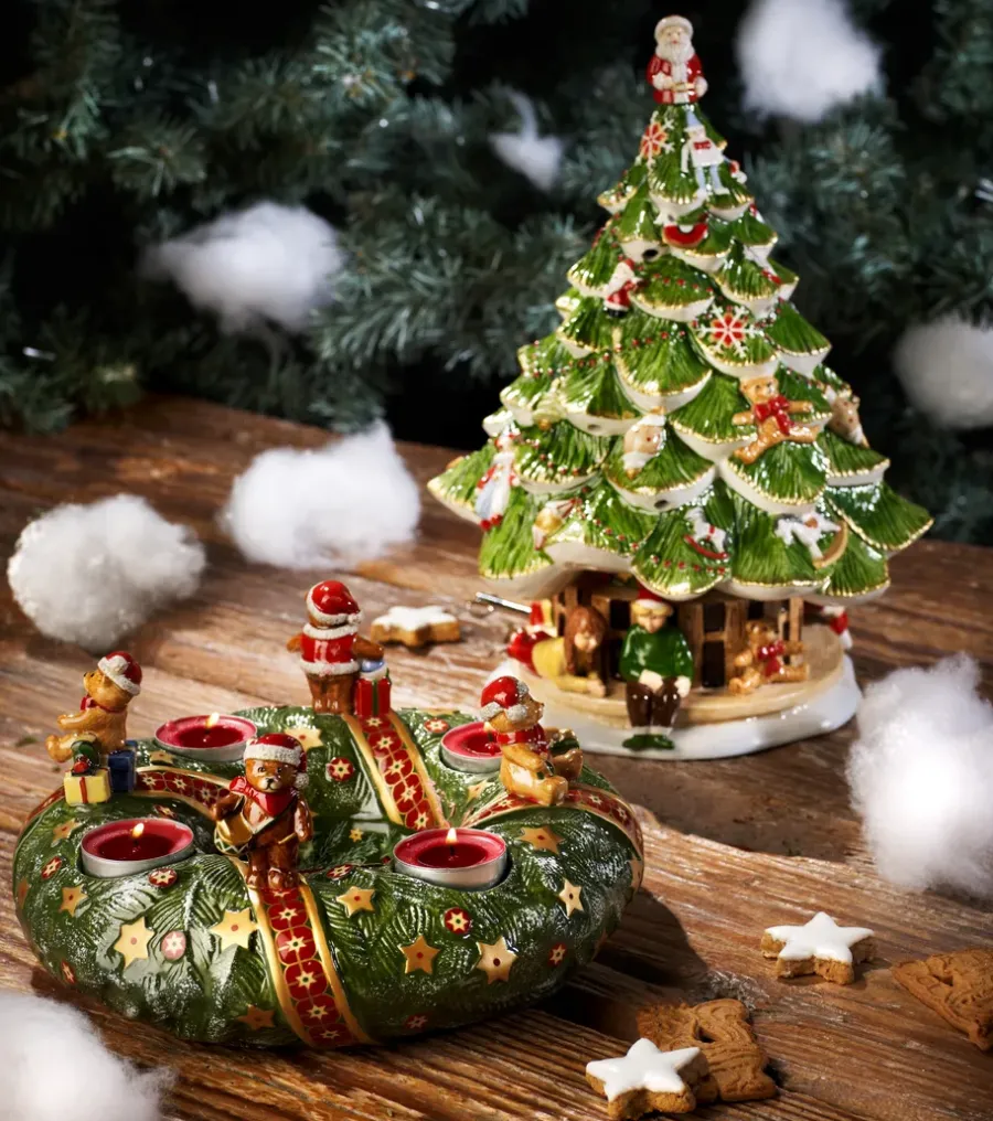 Villeroy & Boch Christmas Toys Memory muziekdoos spar, Groen< Kerstdecoraties