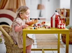 Bloomingville Cimmi pot met deksel, Rood< Opbergoplossingen Voor De Kinderkamer|Kinderkamer Interieuraccessoires