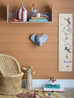 Bloomingville Cimmi pot met deksel, Rood< Opbergoplossingen Voor De Kinderkamer|Kinderkamer Interieuraccessoires