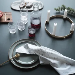 Ferm Living Circle kaarsenhouder messing, klein< Adventskandelaars & -Kaarsen