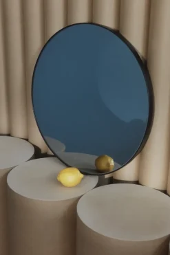 AYTM Circum spiegel Ø50 cm, Getint glas-zwart< Ronde Spiegels|Wandspiegels